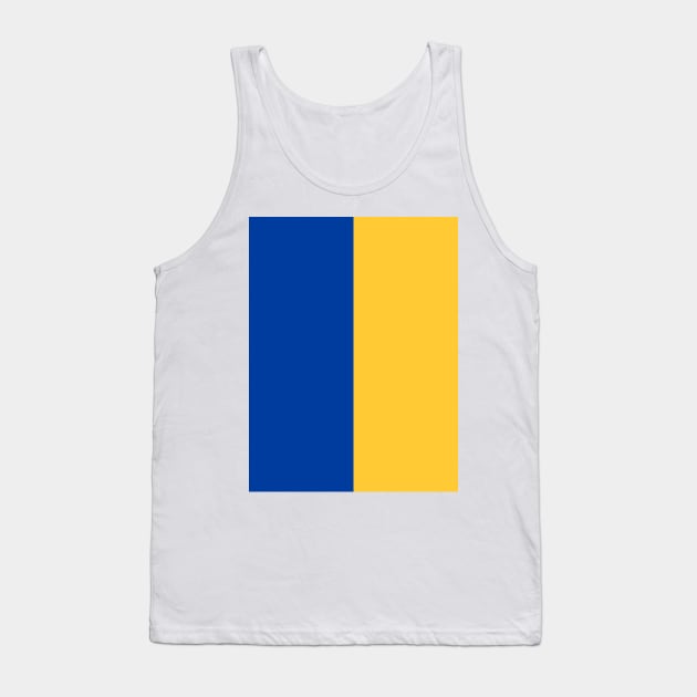 Leeds Blue & Yellow 1998 Half & Half Away Tank Top by Culture-Factory